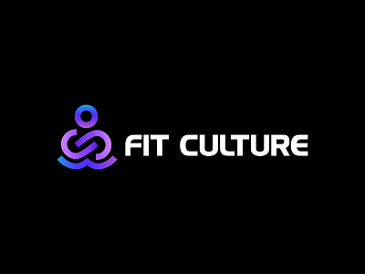 Fit Culture NFT project brand identity coin connect crypto feminine fintech fitness gradient yoga infinity yoga logo meditation metaverse natural nft spa token visual identity wellness women yoga