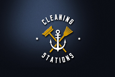 Cleaning Stations Logo Design animation app branding design illustration logo typography ui ux vector