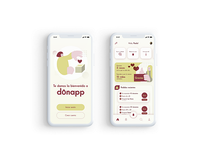 Donate App - UI Concept app design ui ux