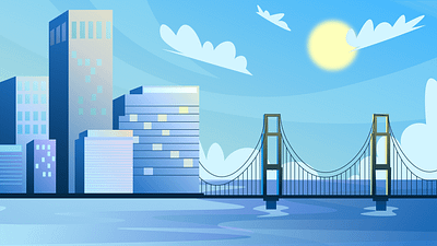City (day-night-sunset) Scenic Illustrations background illustration beautiful background free illustrations free png pixel true