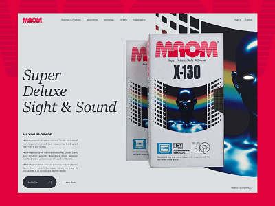 Super Deluxe Sight & Sound 80s 90s brand brand design brand identity branding branding design concept creative design identity packaging retro ui ux uxui vhs vintage web website