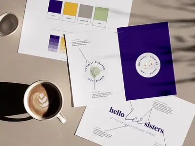 Custom Color Palette and Brand Design brand design branding design designer portfolio gift boxes illustration logo typography