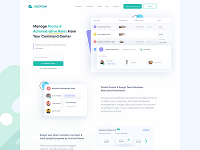 SAAS Landing Page administration app design illustration interface landing landing page saas ui ui design website