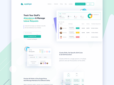 SAAS Landing Page app clean design illustration interface landing landing page saas ui ui design web website