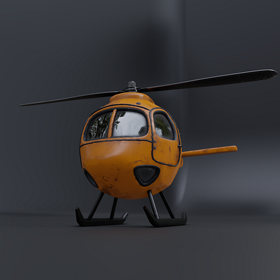 Low Poly Game Asset 3D Helicopter Modeling 3d aircraft app design helicopter illustration modeling travel