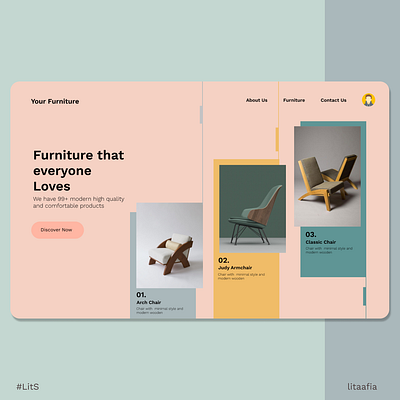 Furniture Website design ui ux website