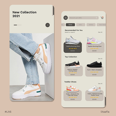 eCommerce Shoe App Design app design ui ux