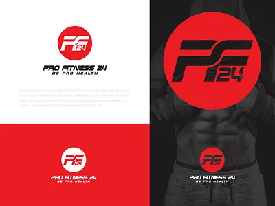 Pro Fitness Logo agency branding business fitness fitnesslogo gym gymlogo health identity illustration logo logodesign mark minimal process symbol