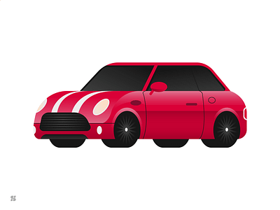 Mini Cooper design graphic design illustration illustrator vector