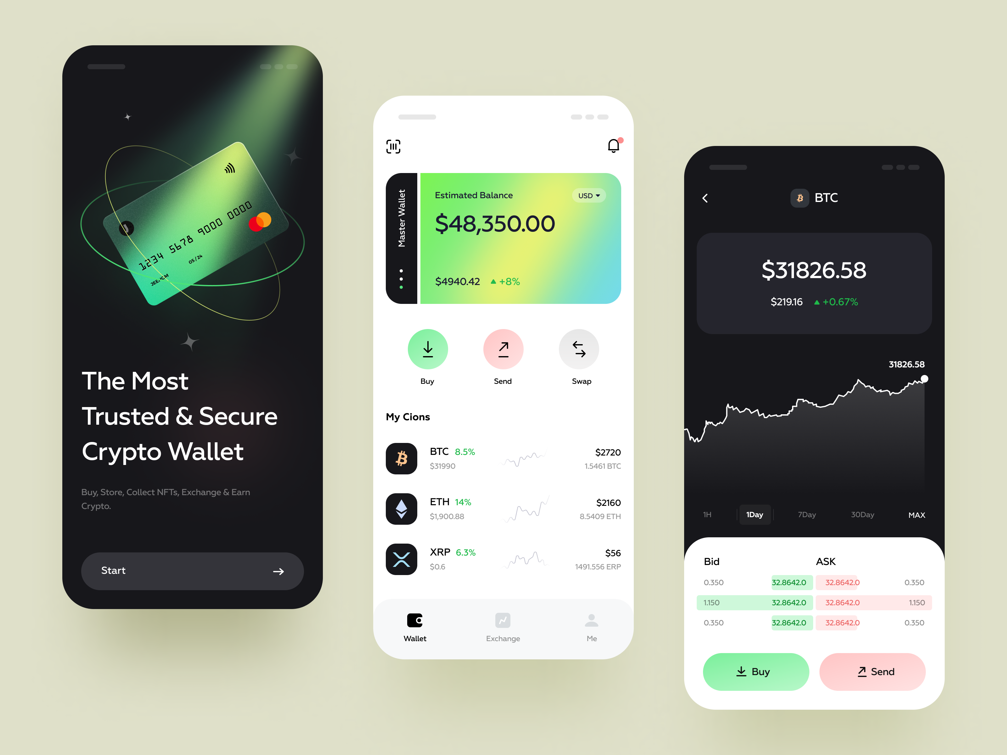 Example of Crypto Wallet Mobile