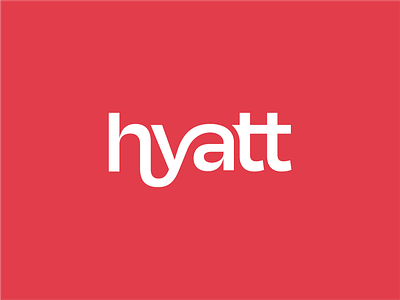 Hyatt Logotype agency brand design brand identity branding branding design case study content creators graphic design identity logo logo design logotype logotype design logotype inspiration video