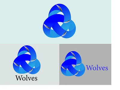 Wolves abstract logo app branding design golden golden ratio graphic design icon illustration logo ui