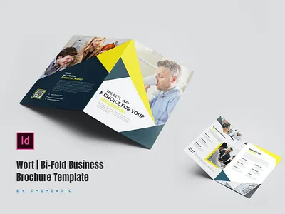 Wort | Bi-Fold Business Brochure Template By Websroad advertising branding brochure brochuredesign brochuremaker brochuresize brochurestemplates business consultancy corporate cover creative flyer logo marketing modern multipurpose template