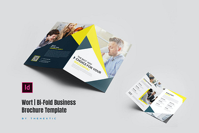 Wort | Bi-Fold Business Brochure Template By Websroad advertising branding brochure brochuredesign brochuremaker brochuresize brochurestemplates business consultancy corporate cover creative flyer logo marketing modern multipurpose template