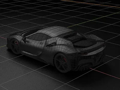 Designing a car in 3d blender ferrari f40 3d blender branding concept design designer ferrari graphic design minimal ui ux web