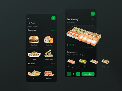Food Delivery App app asia colors company customer customization design designers developers development food interface minimalism order outsourcing platform software success sushi