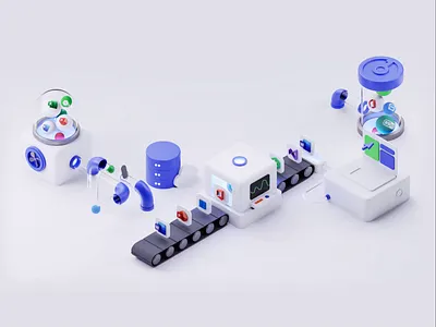 loop conveyor 3d animation apps conveyor factory icons kaspersky logo loop miscrosoft office web