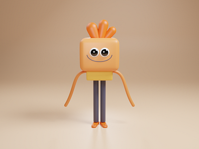 Headspace Character 3D 3d blender character headspace