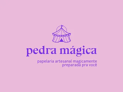 pedra mágica - stationery e-commerce branding banner bold colors branding composition design e commerce ecommerce logo magic magical mystic stationery store web