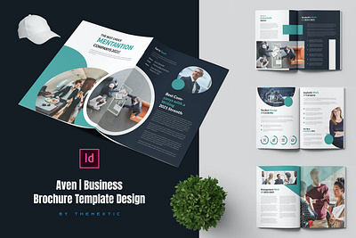 Aven | Business Brochure Template Design By Websroad advertising bifold brochure business consultancy corporate cover creative design fashion flyer illustration logo magazine media modern multipurpose template