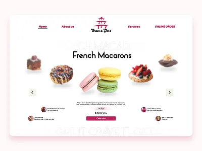 Bakery Online Shop Concept bakery branding cakes clean design homepage illustration ios landing light ui minimalism modern product design ui user experience user interaction user interface ux web design