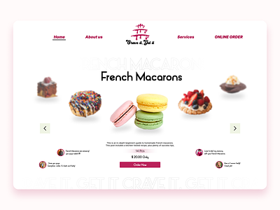 Bakery Online Shop Concept bakery branding cakes clean design homepage illustration ios landing light ui minimalism modern product design ui user experience user interaction user interface ux web design