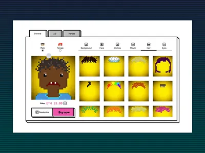8biticon — Pixel Art Icon Constructor animation bachoodesign constructor design desktop interface nintendo pixel ui ux webdesign website