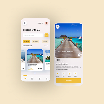 Travel Agency Application app design minimalism travel agency ui uiux ux