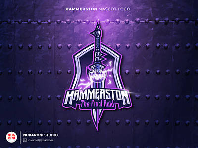 HAMMERSTON MASCOT LOGO cartoon cartoon character character design esport esport logo gaming illustration logo logo design logo inspirations logo maker mascot mascot logo sport logo streamers twitch vector