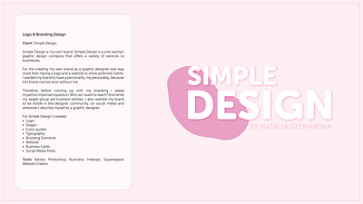 Logo & Branding: Simple Design branding graphic design logo logo design website design