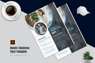 Bosim | Business Flyer Template By Websroad annual branding brochure business company corporate design fashion flyer illustration layout magazine marketing presentation project report template