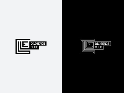 Logo for a new production house "Diligence clue" brand branding design diligence clue graphic design logo logotype production production house typography vector