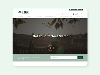 Alifood - Web site