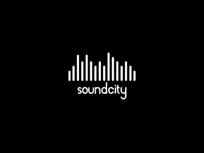 soundcity logomark animation brand design branding design graphic design illustration logo logomark modern vector