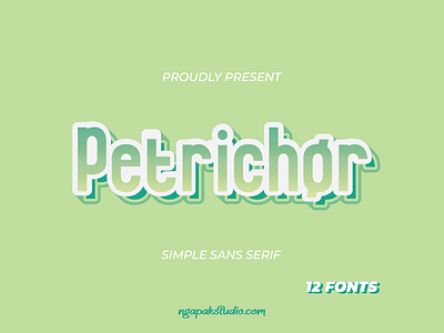 PETRICHØR SIMPLE SANS SERIF | calligraphy design display font font font awesome letter lettering logo