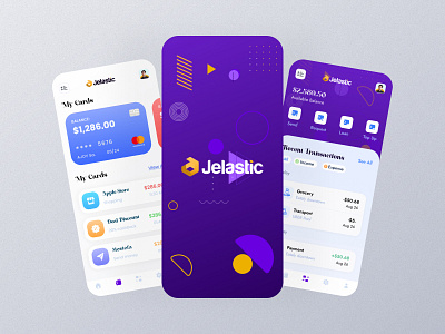 Finance Mobile App Design ui design