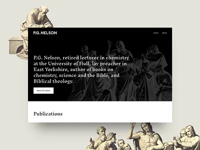 P.G. Nelson — In Progress design grid illustration layout logo minimal type ui website