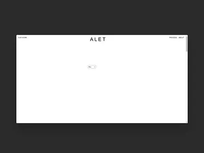 Webflow build | Alet Homepage Animation by Zhenya Rynzhuk animation buildbites grid interactions layout webflow website