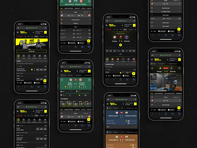 Parimatch: Mobile adaptation 1xbet adaptation betslip betting bookmaker bwin fonbet gambling mobile navigation onlinecasino parimatch pm soccer sportfeed sportsbook ui ux webui