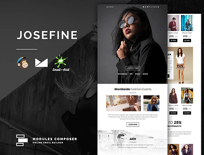 Josefine - E-Commerce Responsive Email for Fashion & Accessories emailbuilder