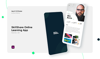 Skillshare Online Learning Platform UI/UX Design adobexd appdesign mobile mobileapp onlinelearning skillshare ui ux
