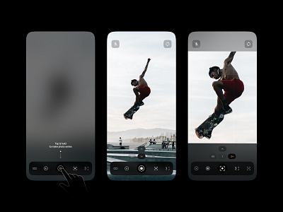 TAPP | Photo App atomic system collage color correction edit grid ios app landscape layers mode montage motion onboarding photo edit photo tool portrait product design tap video app video editor video tool