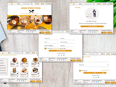Street Food 2 design ui ux