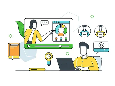 Online video tutorials for training development