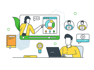 Online video tutorials for training development