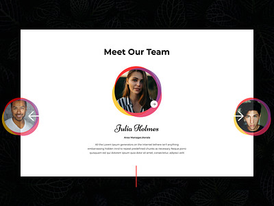 Simple Carousel carousel clean colorfull colors design latest minimal modern multiple colors our people slider slider testimonial ui website