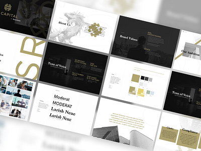 SR Capital Branding Design brandbook branding design fund investment sr capital