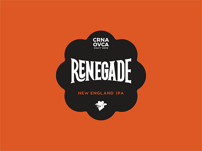 Renegade label badge branding brewery cowboy craft beer design font graphic design icon icon set illustration new england ipa outlow renegade texas typo typografy vector