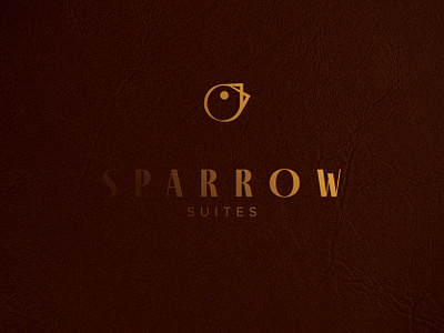 Sparrow Suites branding design logo retro typography