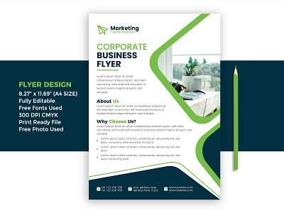 Corporate Business Flyer Design 2022 flyer banner brand identity brochure business business flyer business flyer template company corporate corporate flyer flyer flyer artwork flyer design flyer mockup flyer template flyers leaflet marketing print print item